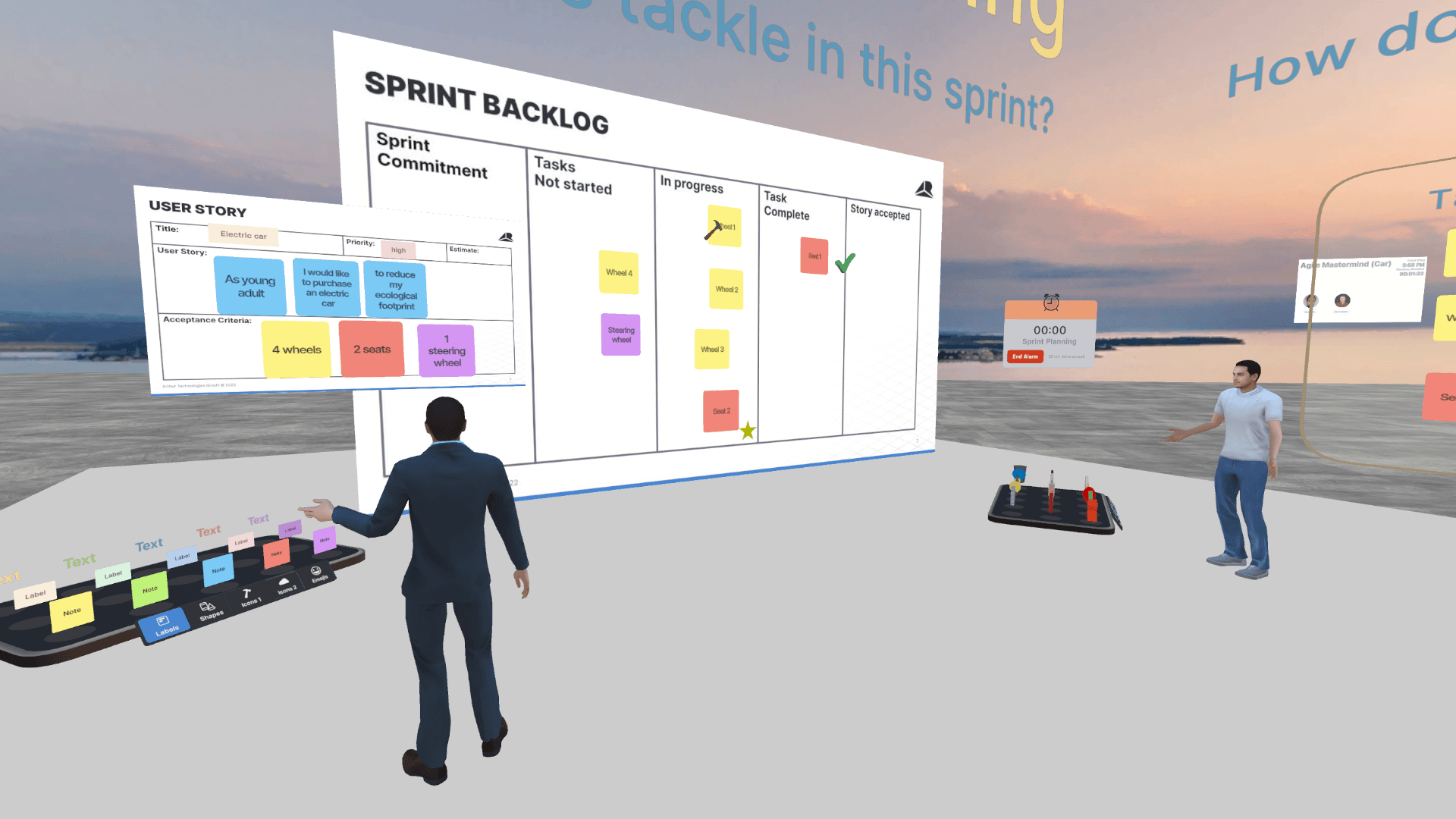 A day in design thinking: Embracing Virtual Reality for Immersive Collaboration