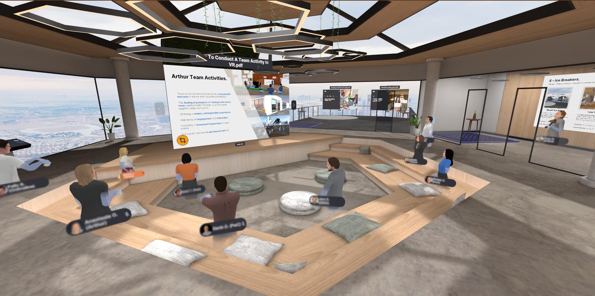 Arthur Academy session on ‘How To Conduct A VR Team Activity’