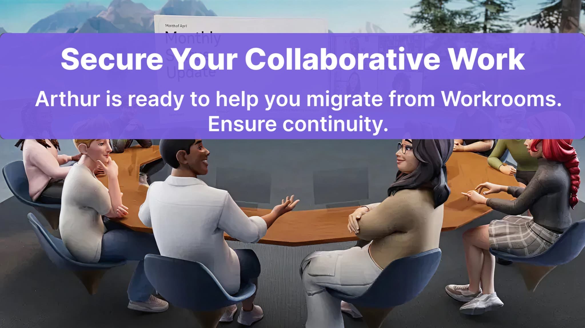 A scalable Arthur environment with amphitheater seating and space exhibit