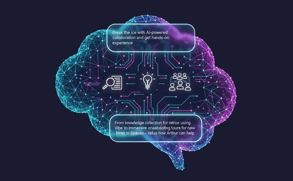 Illustration showing dialogue-driven workflow discovery