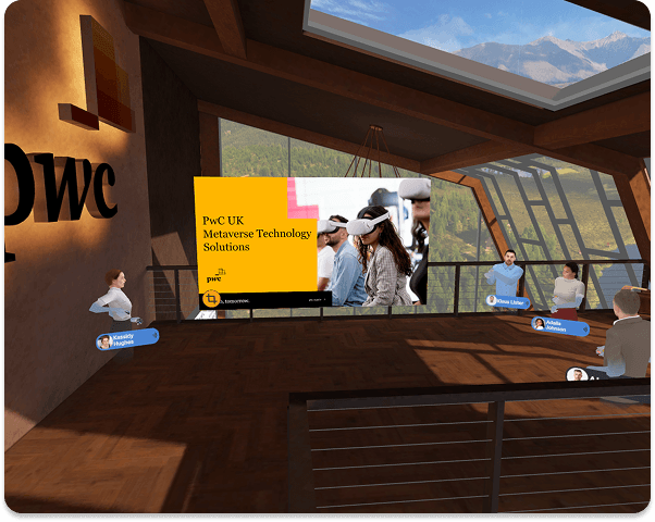 PwC UK immersive space